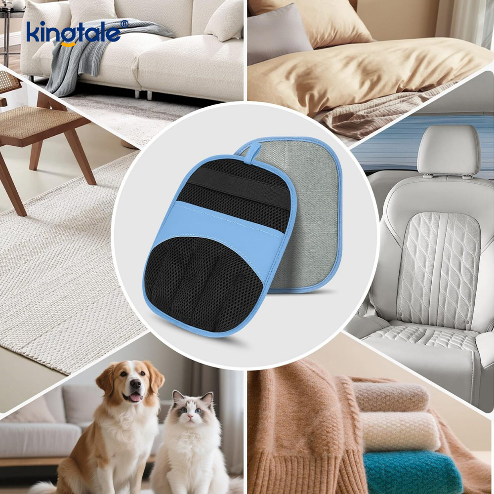 ペットの毛取りグローブ マジックブラシ 静電ミット 犬猫用