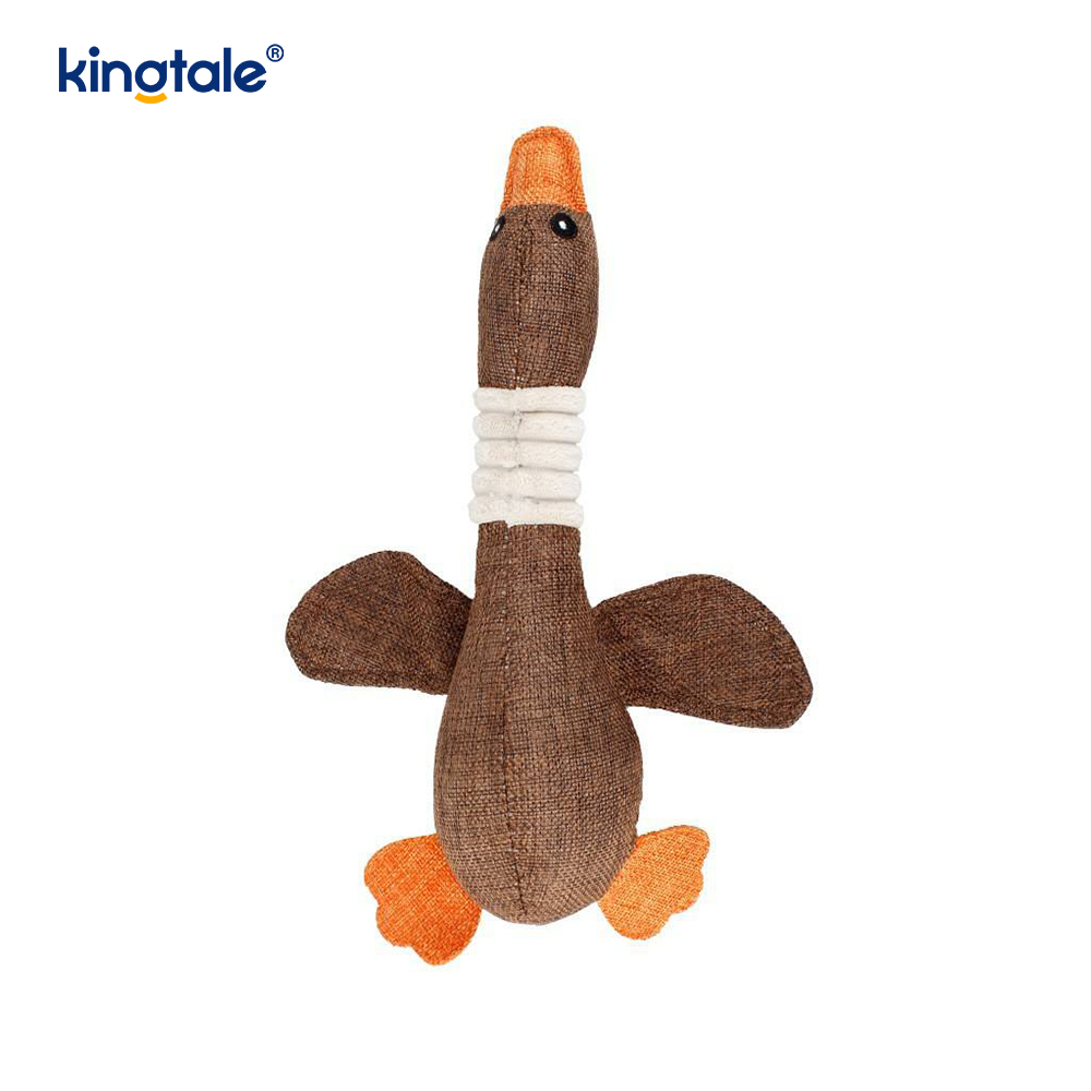 ペットのぬいぐるみ 鳴くおもちゃ ガチョウの噛みつきに強い 歯の掃除用