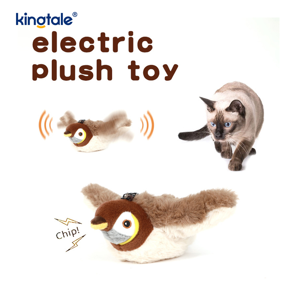 模擬スズメペットぬいぐるみすべての品種猫キッカーイヌハッカのおもちゃスズメ