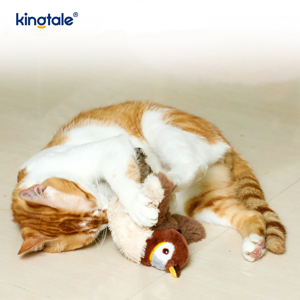 模擬スズメペットぬいぐるみすべての品種猫キッカーイヌハッカのおもちゃスズメ