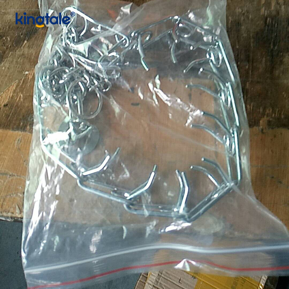 ペットピンチチョーク首輪炭素鋼金属プロング犬の訓練首輪