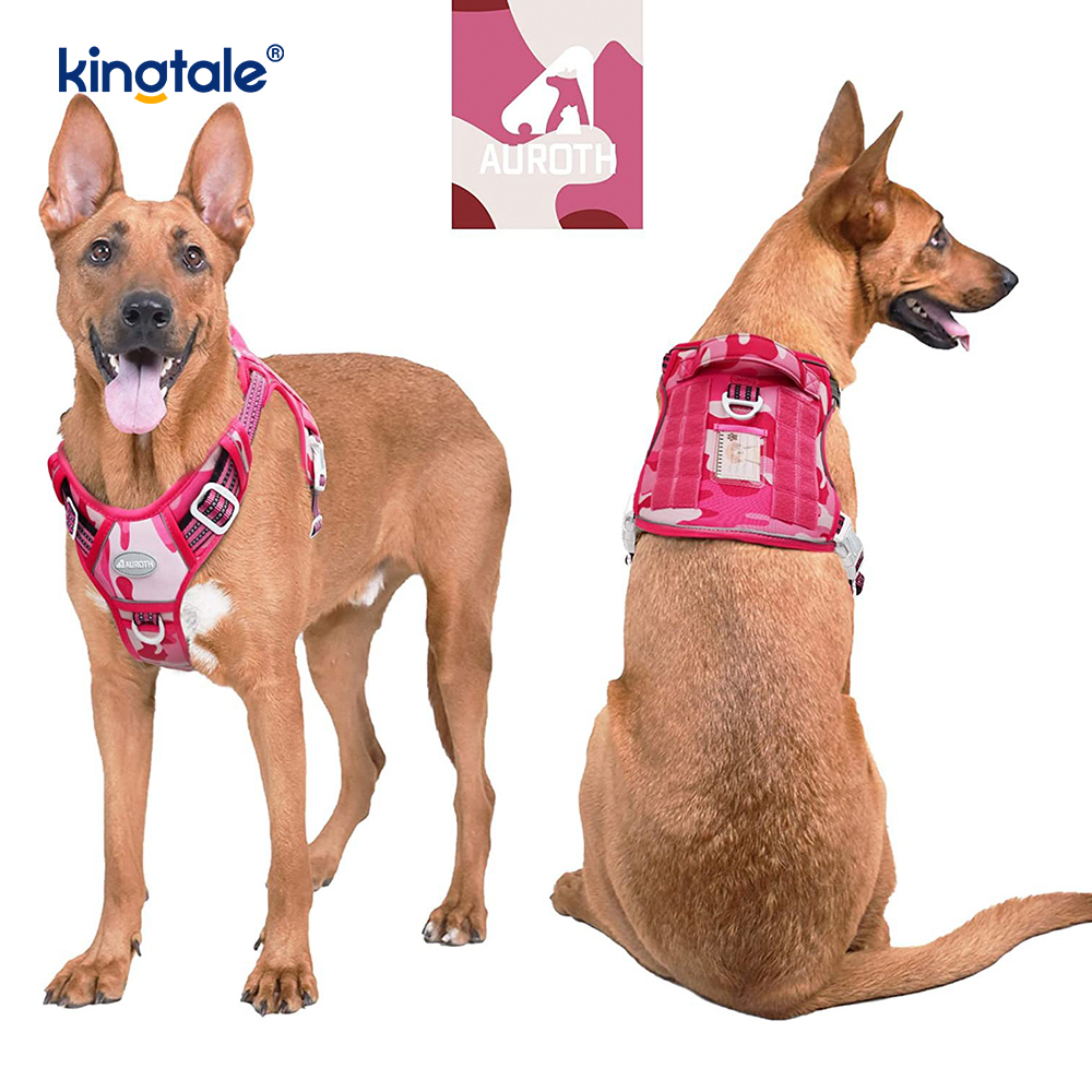ソリッドノープルナイロンヘビーデューティ犬用ベルトベストトレーニングハーネスチェスト