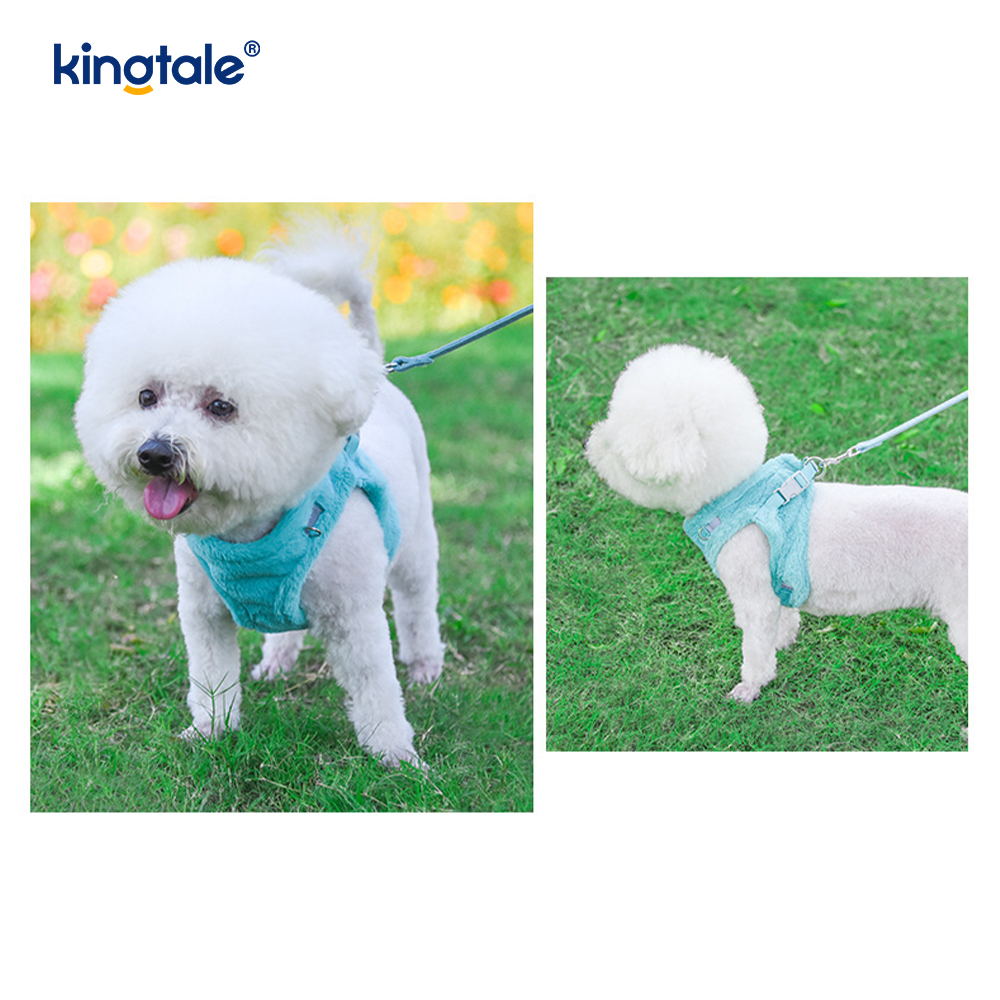 ぬいぐるみペット犬ハーネスリーシュセット秋の散歩犬ハーネスベスト