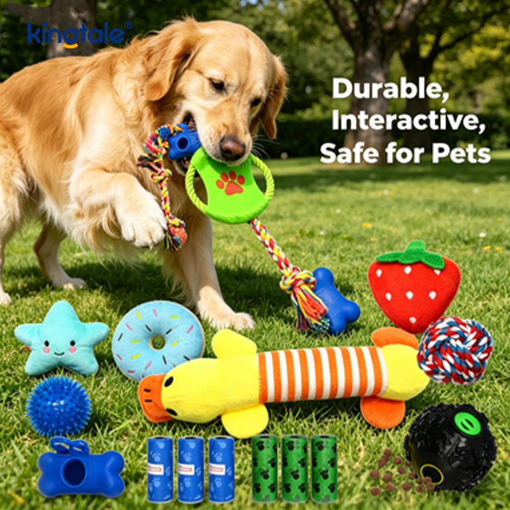 耐久性のある子犬の歯が入っていますスティック綿ロープボールペットのおもちゃセット