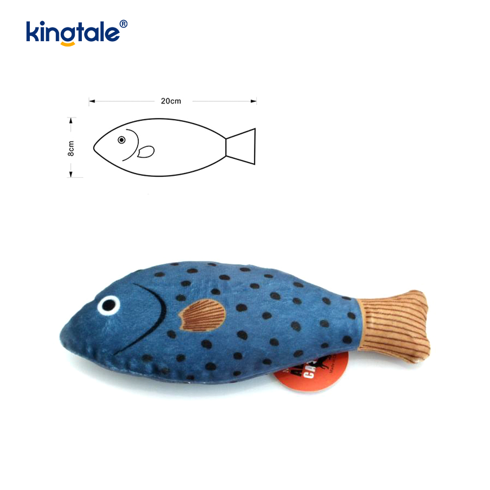いろいろなリアルな魚が付いた、きしむ耐久性のあるマタタビ猫のおもちゃ