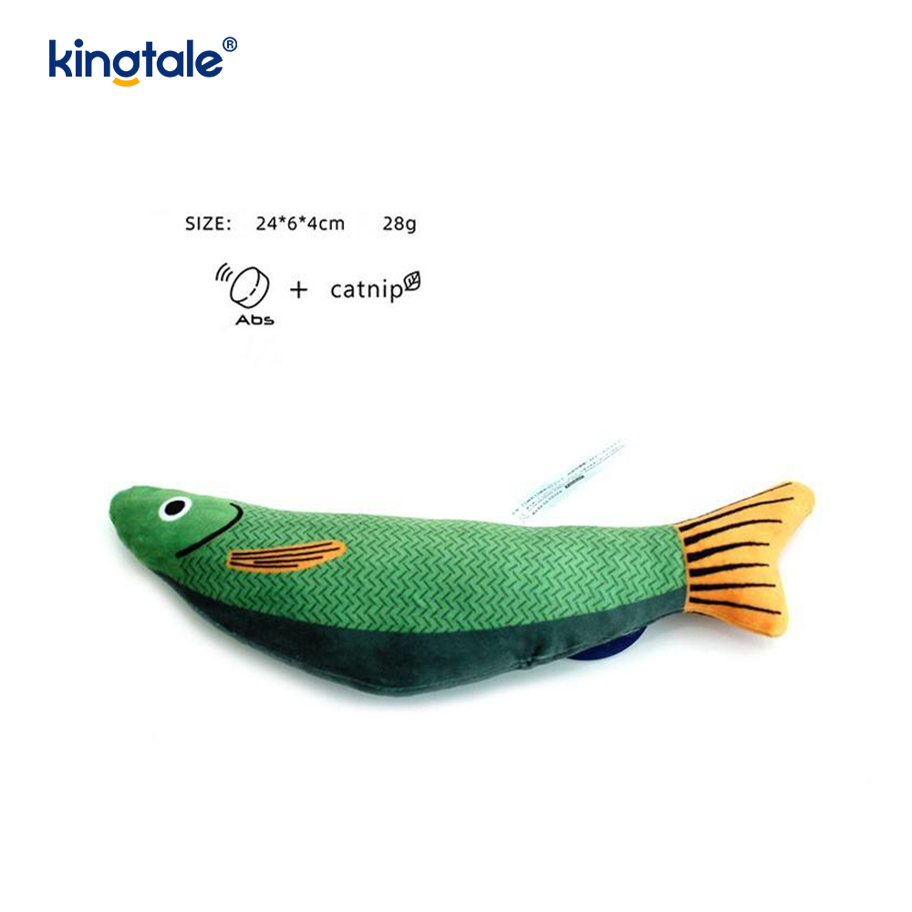 いろいろなリアルな魚が付いた、きしむ耐久性のあるマタタビ猫のおもちゃ