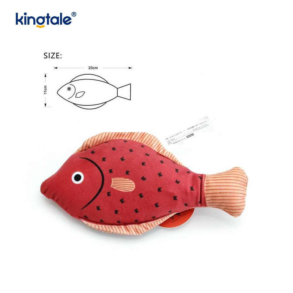 いろいろなリアルな魚が付いた、きしむ耐久性のあるマタタビ猫のおもちゃ