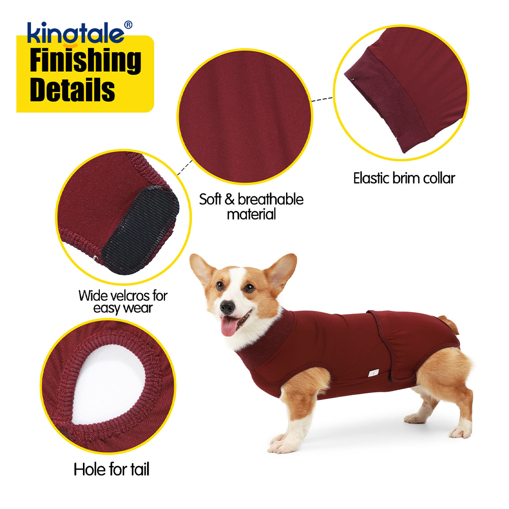 犬リカバリースーツ腹部創傷子犬手術服術後ベスト